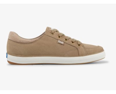 Keds Center II Suede Sneakers Dames Bruin | zNNeT2Jn