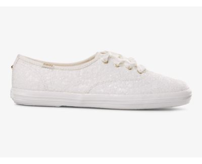 Keds Champion Sequins Sneakers Dames Wit | T0ys20LW