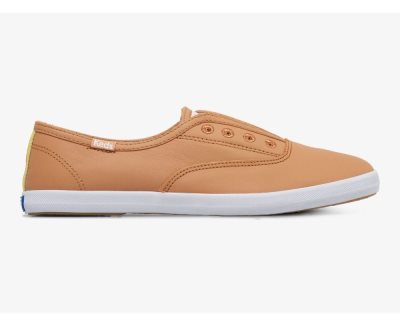 Keds Chillax Leren Fab Sneakers Dames Bruin | KFXDSDKG