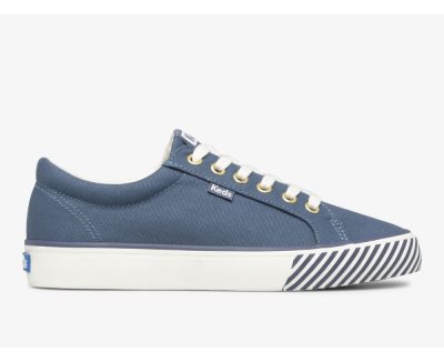 Keds Jump Kick Majestic Canvas Sneakers Dames Donkerblauw | JNC9laFf