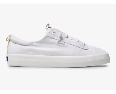 Keds Kickback Canvas Sneakers Dames Wit | aFpYtY96