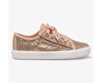 Keds Kickstart Jr Celebrations Sneakers Kinderen Roze Goud | DscZWpFr