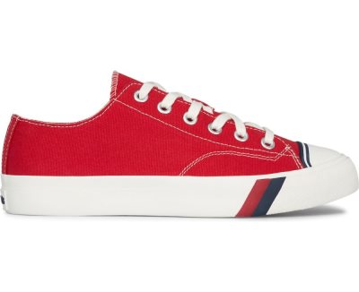 Keds Royal Lo Canvas Sneakers Heren Rood | KJ1YsfpH