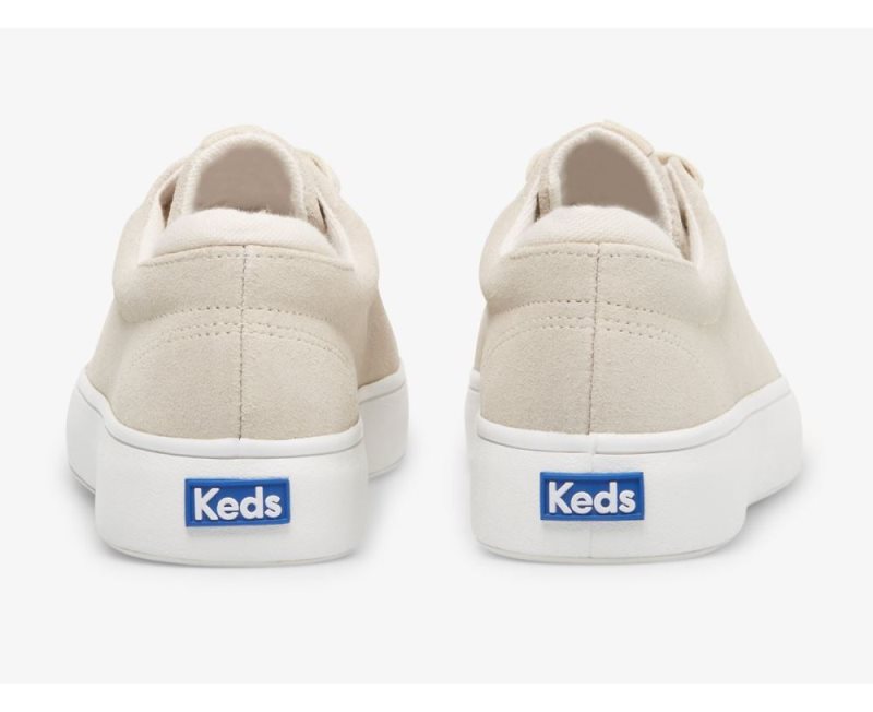 Keds Alley Suede Sneakers Dames Wit | YJBxXKoQ