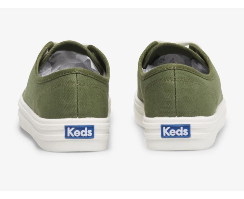 Keds Breezie Canvas Sneakers Dames Groen | fvtfBUXT