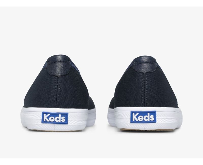 Keds Bryn Canvas Sneakers Dames Donkerblauw | MXsYGOSr