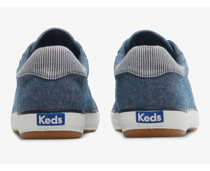 Keds Center III Chambray Veterschoenen Dames Donkerblauw | IgHKFrAw