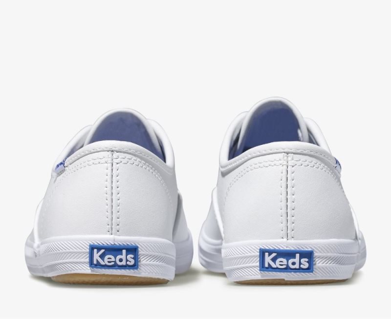 Keds Champion CVO Leren Sneakers Kinderen Wit | SNrBPns3