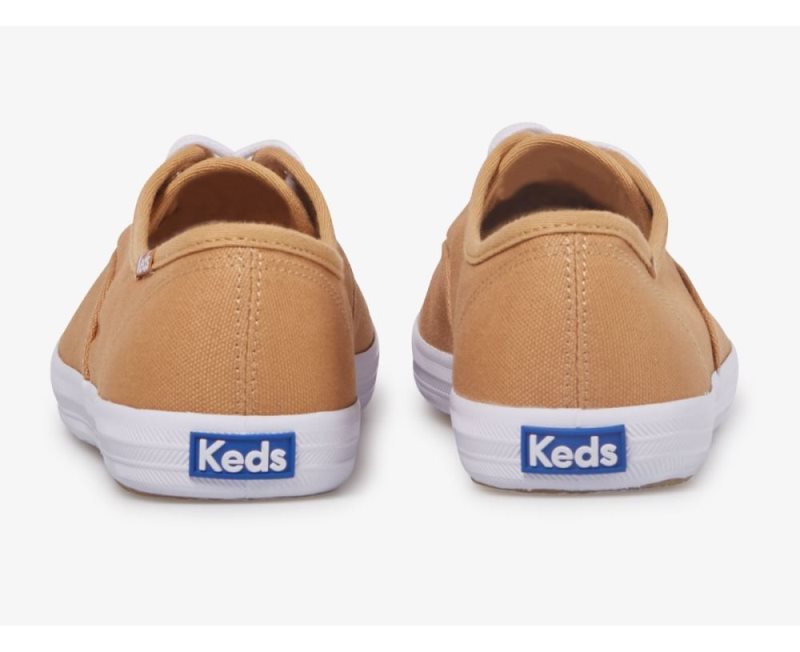 Keds Champion Feat. Organic Katoenen Sneakers Dames Bruin | 908QjAAq