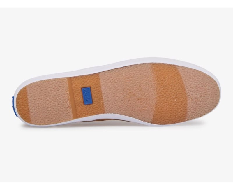 Keds Champion Feat. Organic Katoenen Sneakers Dames Bruin | 908QjAAq