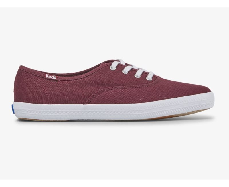 Keds Champion Feat. Organic Katoenen Sneakers Dames Fig | W4n7QFff