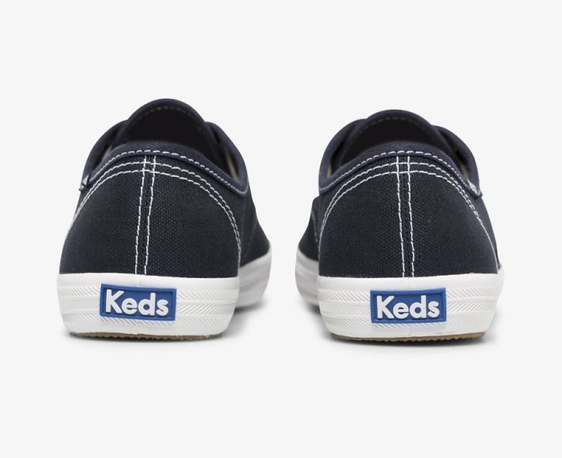 Keds Champion Feat. Organic Katoenen Sneakers Dames Donkerblauw | dTElAn4d