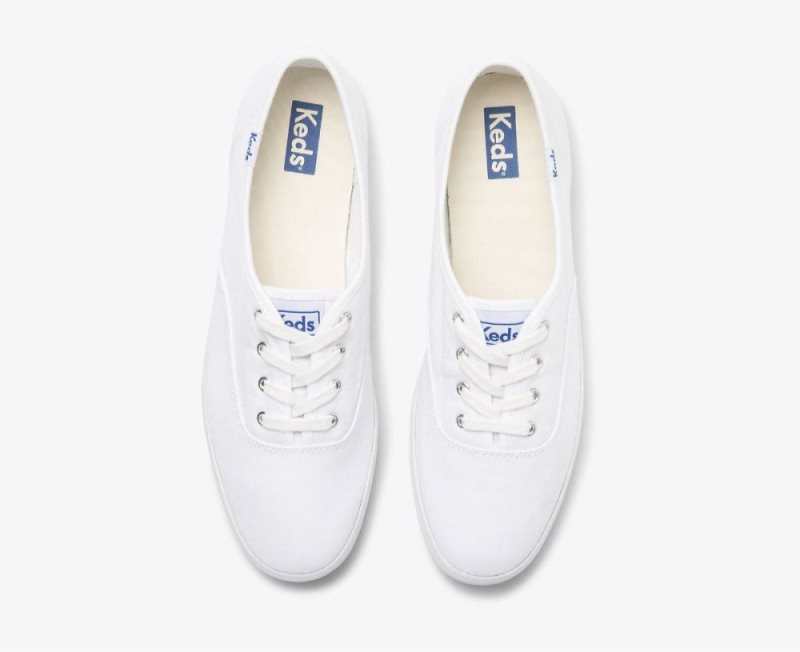 Keds Champion Feat. Organic Katoenen Sneakers Dames Wit | xAghzlGQ