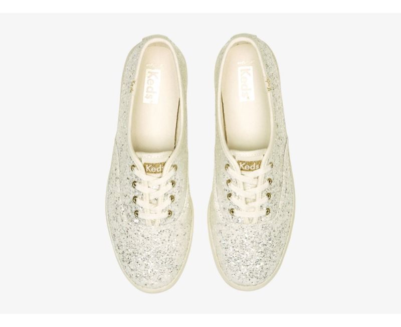 Keds Champion Glitter Celebration Sneakers Dames Room | H2GjC8dn