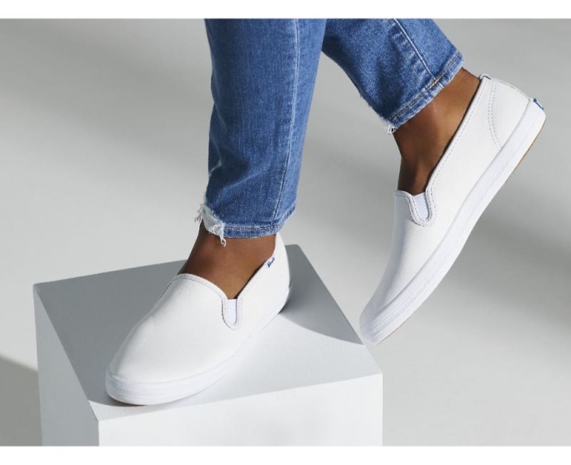 Keds Champion Leren Leren Schoenen Dames Wit | FKB9xyHr