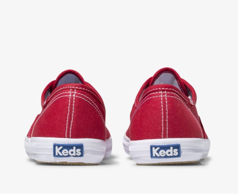 Keds Champion Originele Canvas Schoenen Dames Rood | FOR7to6L