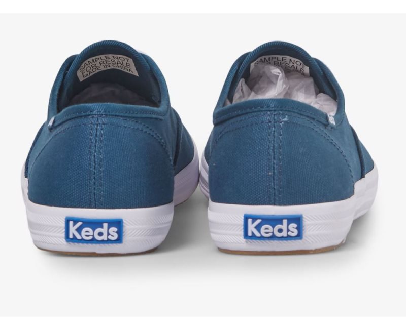 Keds Champion Seasonal Canvas Washable Sneakers Dames Blauw | MCiK9Yu9