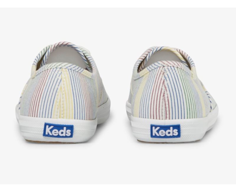 Keds Champion Surf Stripe Sneakers Dames Gekleurd Wit | SyFOnFM7