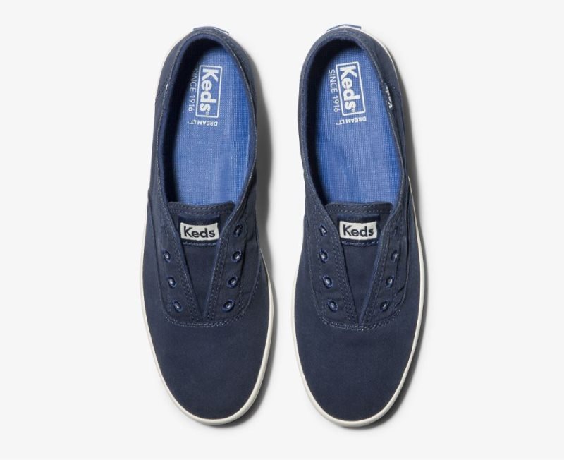 Keds Chillax Washable Sneakers Dames Blauw | Q4Ue9H44