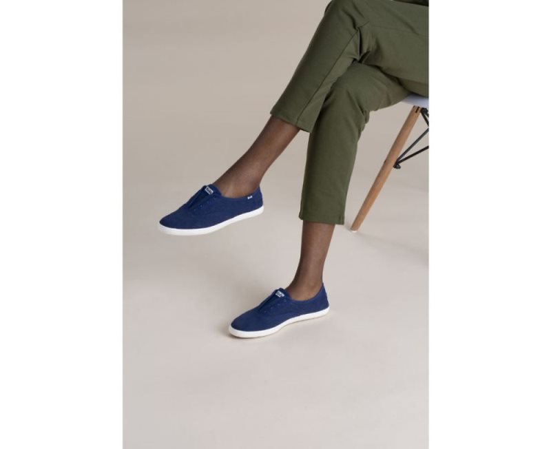 Keds Chillax Washable Sneakers Dames Blauw | Q4Ue9H44