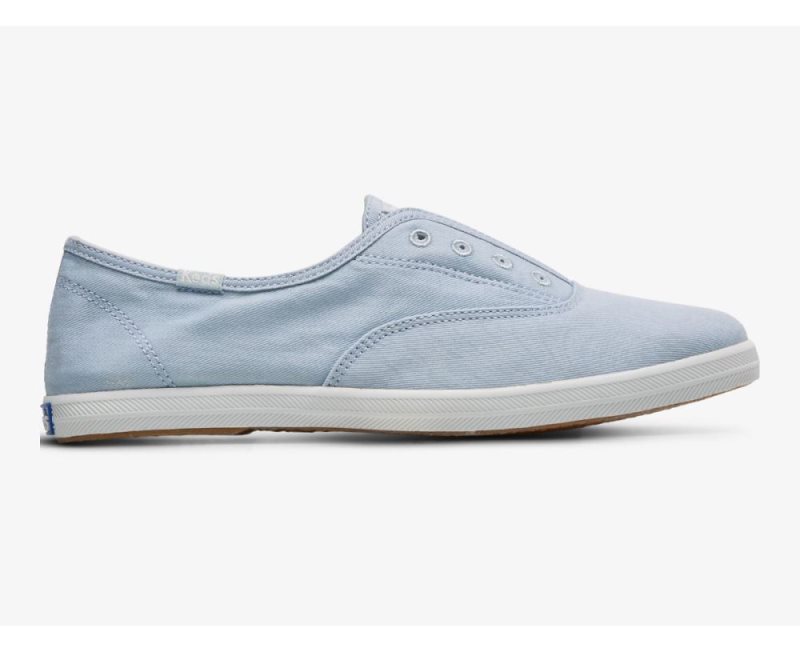 Keds Chillax Washable Twill Slip Ons Dames Lichtblauw | owDkmRBu