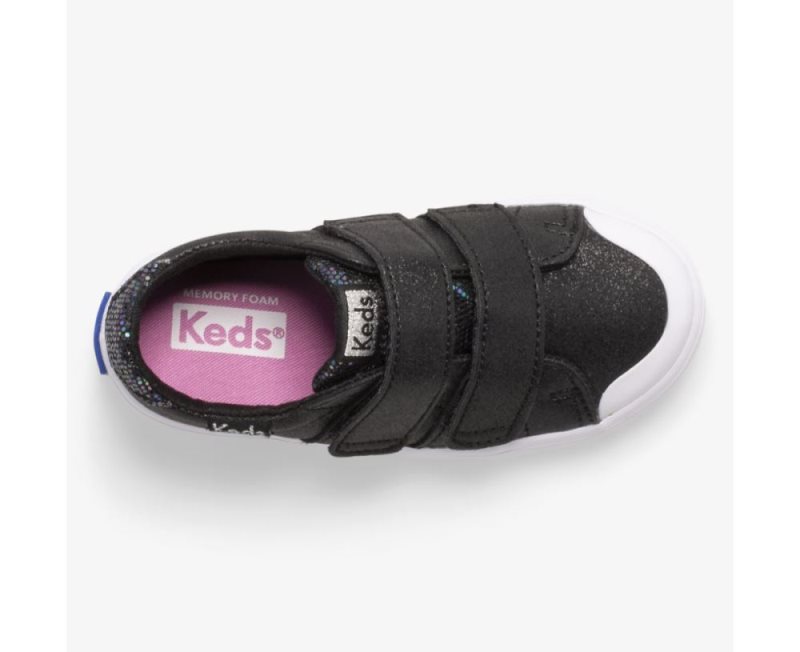 Keds Courtney HL Sneakers Kinderen Zwart | u9FY1B6p