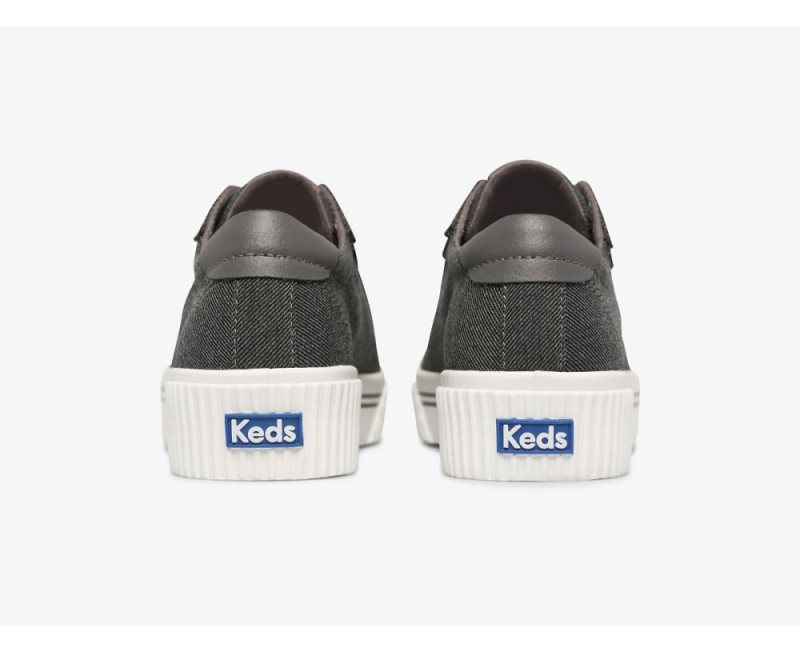 Keds Crew Kick Alto Soft Twill Sneakers Dames Grijs | hARabNvm