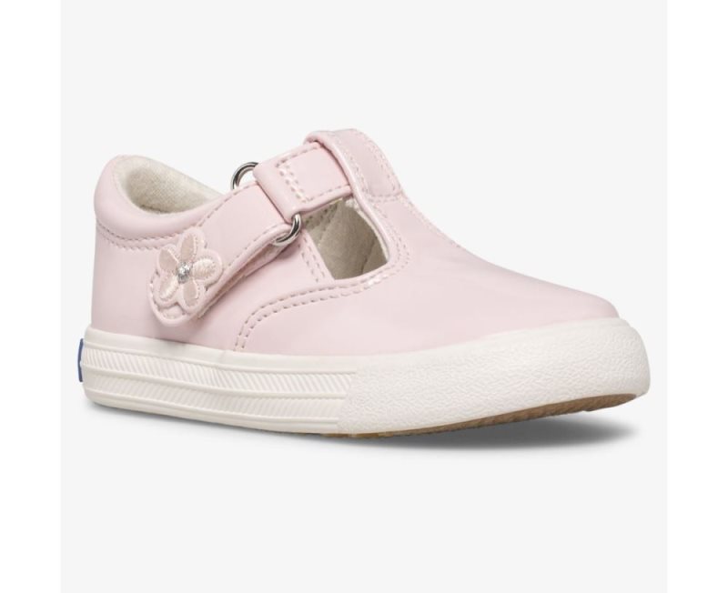 Keds Daphne Lak Sneakers Kinderen Blush | 8KlSrDJc