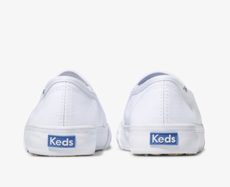 Keds Double Decker Canvas Sneakers Dames Wit | fzofGKjm