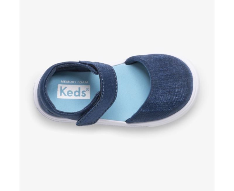 Keds Finlee Flex Sandalen Kinderen Donkerblauw | A0Kk3Mw7