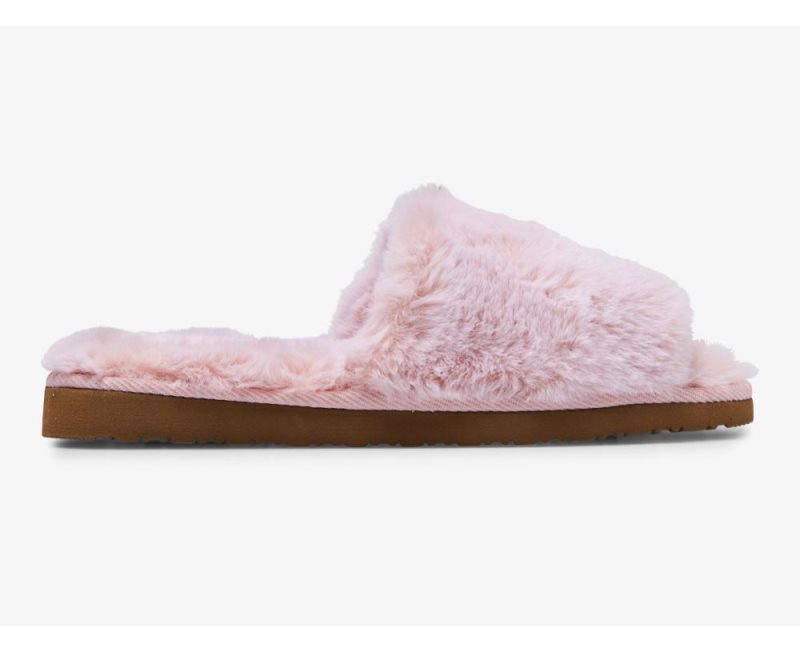 Keds Fuzzy Badslippers Slippers Slip Ons Dames Blush | puzdbhtt