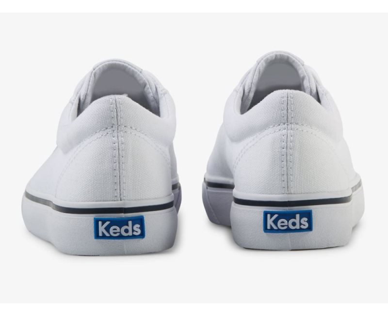 Keds Jump Kick Canvas Canvas Schoenen Dames Wit Donkerblauw | mx2Kx9Fz