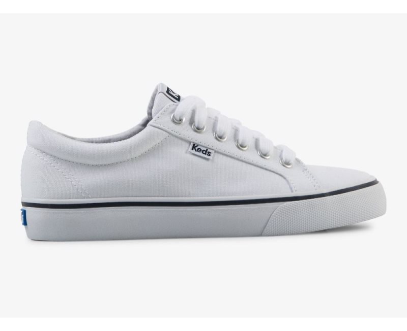 Keds Jump Kick Canvas Canvas Schoenen Dames Wit Donkerblauw | mx2Kx9Fz