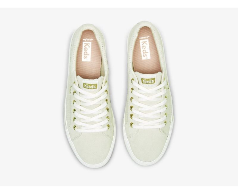 Keds Jump Kick Duo Perf Suede Veterschoenen Dames Lichtroze | oGUSjb8V