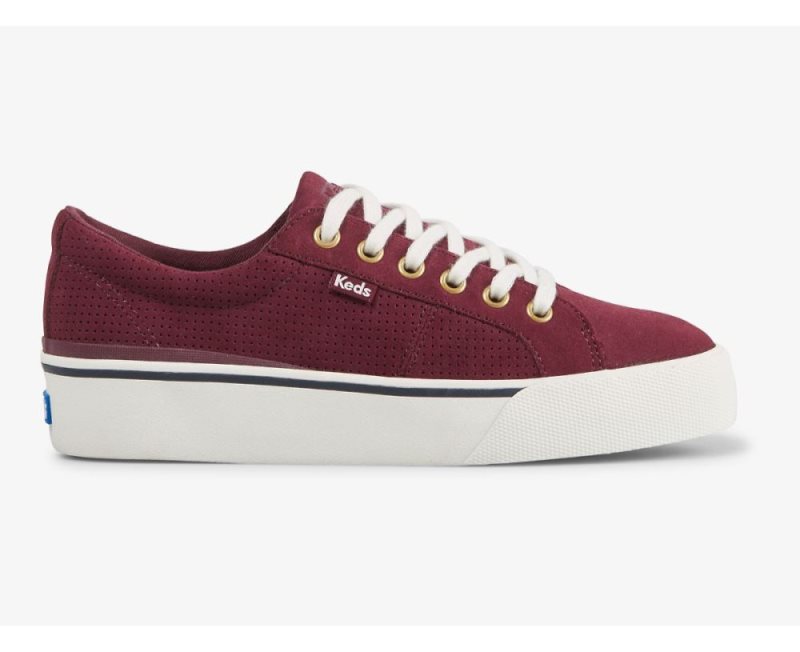 Keds Jump Kick Duo Suede Sneakers Dames Fig | BuLPVrOM