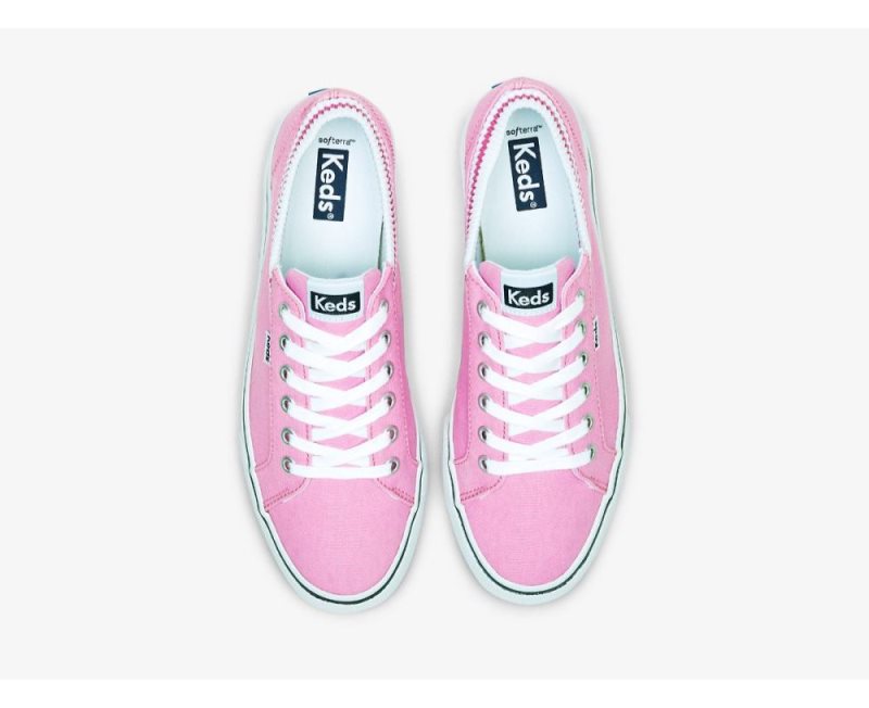 Keds Jump Kick Rib Knit Collar Veterschoenen Dames Roze | Qb4nygYI