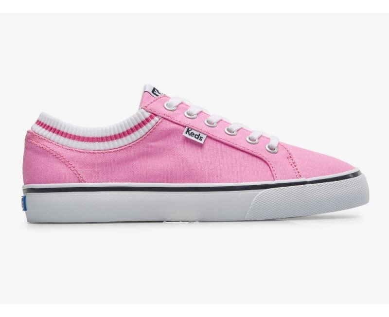 Keds Jump Kick Rib Knit Collar Veterschoenen Dames Roze | Qb4nygYI