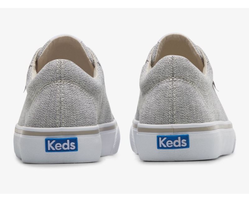 Keds Jump Kick Textiel Linear Static Veterschoenen Dames Grijs | QOySrih2