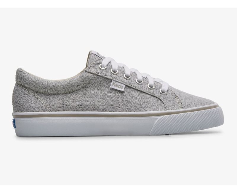 Keds Jump Kick Textiel Linear Static Veterschoenen Dames Grijs | QOySrih2