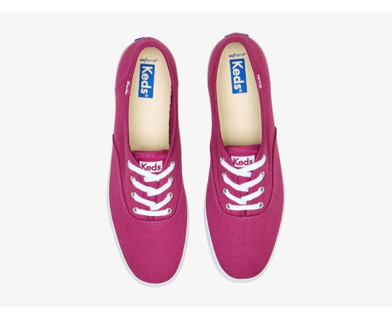 Keds Keds Champion Feat. Organic Katoenen Sneakers Dames Paars | kr5LlRMI