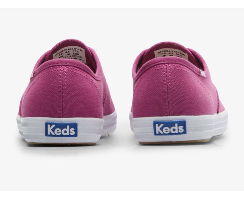 Keds Keds Champion Feat. Organic Katoenen Sneakers Dames Paars | kr5LlRMI