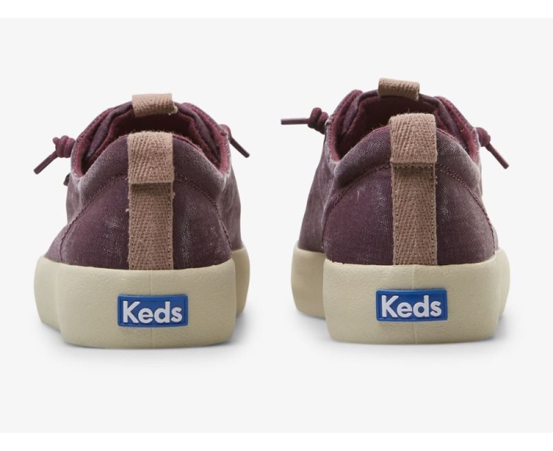 Keds Kickback Canvas Washable Sneakers Dames Fig | c7FAByWZ