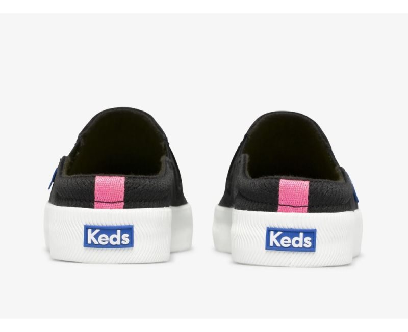 Keds Kickback Mule Scuba Mules Dames Zwart | bhTEBKIo