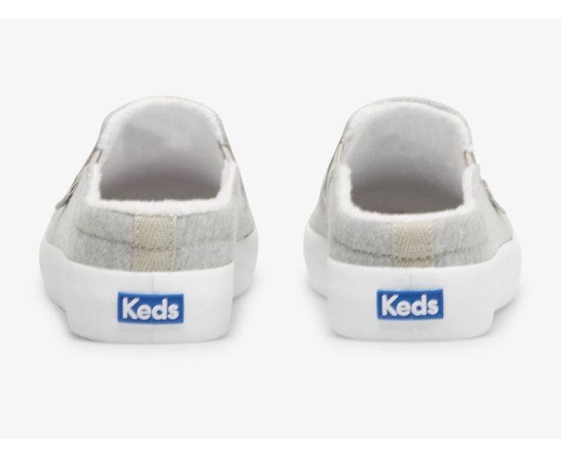 Keds Kickback Mule Sweatshirt Sneakers Dames Grijs | hmxTHsTY