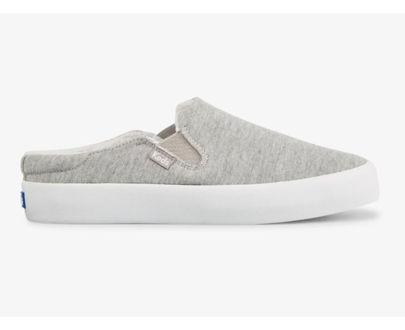 Keds Kickback Mule Sweatshirt Sneakers Dames Grijs | hmxTHsTY