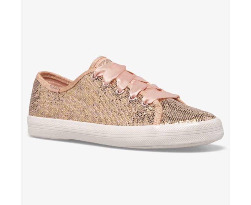 Keds Kickstart Celebrations Sneakers Kinderen Roze Goud | 5pQM5GAI