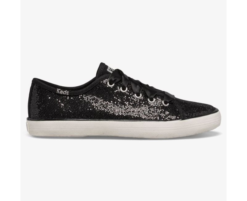 Keds Kickstart Celebrations Sneakers Kinderen Zwart | R2NhsuJE