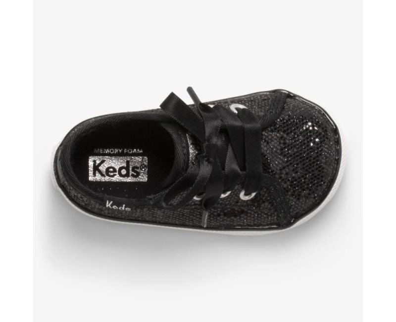 Keds Kickstart Crib Celebrations Sneakers Kinderen Zwart | bNNT534M