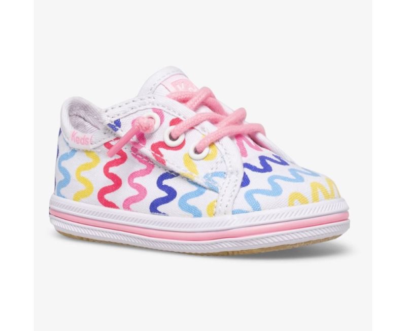 Keds Kickstart Crib Sneakers Kinderen Wit | yZ6RovTn