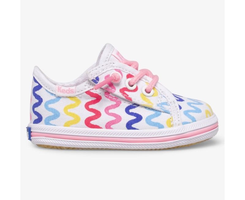 Keds Kickstart Crib Sneakers Kinderen Wit | yZ6RovTn